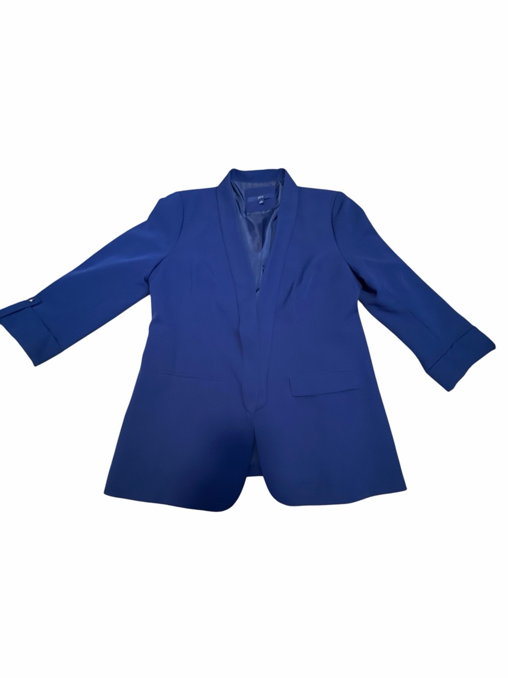 Womens Apt 9 Royal Blue Open-Front Blazer Jacket